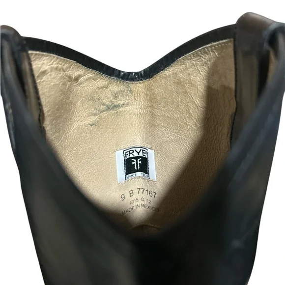 FRYE Melissa boots size 9, black, equestrian style - Picture 6 of 8